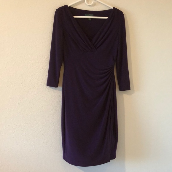 2/40$ Ralph Lauren purple dress - Picture 2 of 5